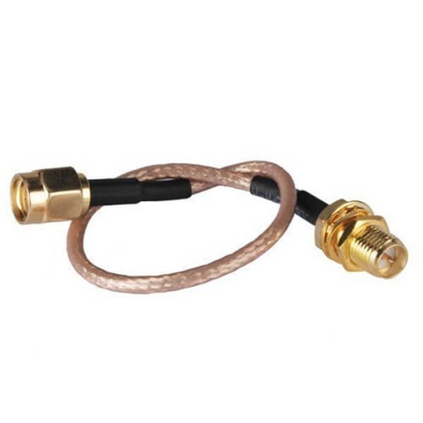 reverse-sma-cable-20cm-male-to-female-rp-sma-extension-cable SMA接口同轴线反极公转母RG316组装线材