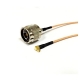 RF Cable 线RG316接N公头转MMCX弯公头