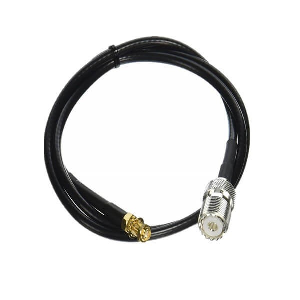 rf-cable-assemblies-sma-female-to-uhf-so239-female-rg58-90cm RF线束UHF母头转SMA母头RG58组装线材