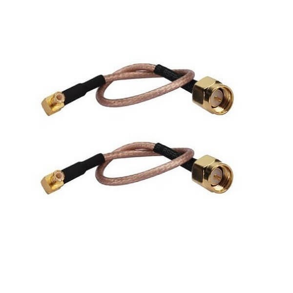 sma-mcx-cable-assembly-2pcs-with-sma-plug-to-mcx-plug-connector SMA同轴线RG316转MCX公头2条装