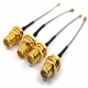 RF1.13线接SMA反极母头转IPEX线长15CM