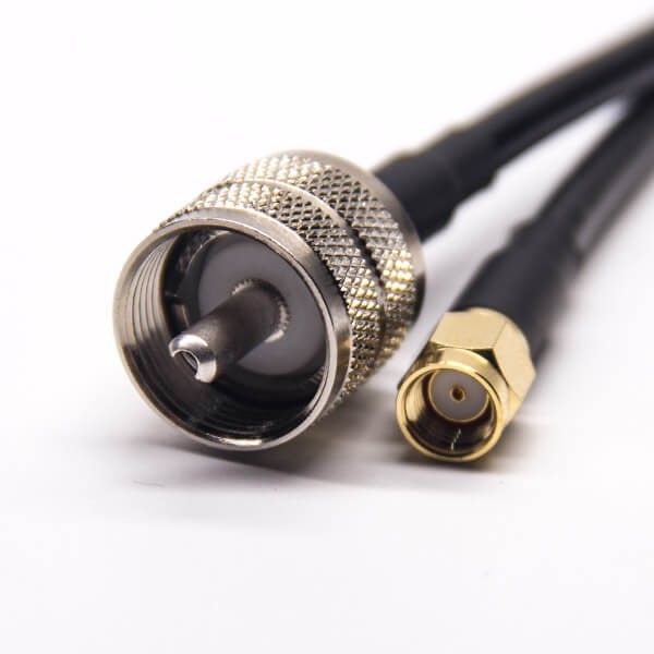 SMA反极性公头直式转UHF公头直式接RG223 RG58 SMA反极性公头直式转UHF公头直式接RG223 RG58