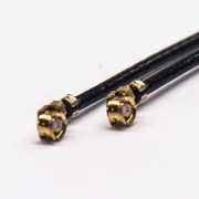 ipex接头组装电缆焊接双头弯式母转母