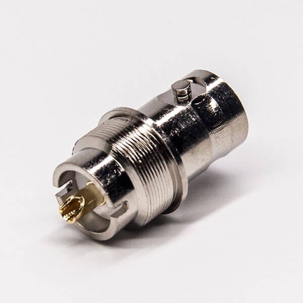 bnc母头焊线式同轴连接器直式180度接线