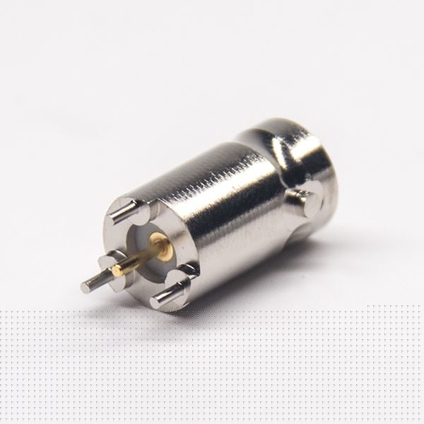 bnc母针插孔直式接PCB板连接器