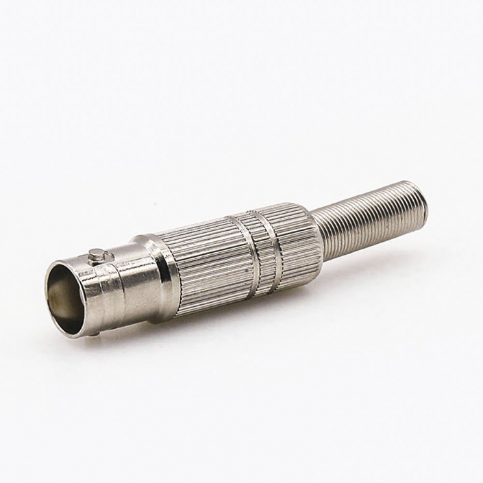 BNC连接器母头直式接线焊接带弹簧用于SYV-50-3 BNC连接器母头直式接线焊接带弹簧用于SYV-50-3