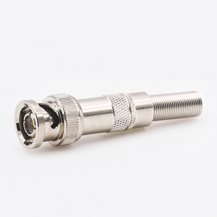 SYV-50-4BNC公头直型接线焊接连接器带弹簧 SYV-50-4BNC公头直型接线焊接连接器带弹簧