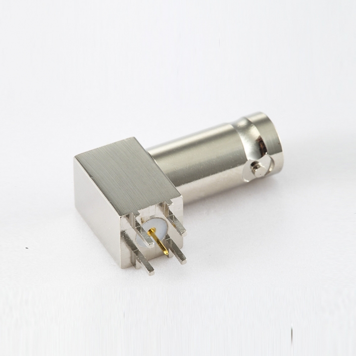EB-001-0419 BNC连接器75Ω母头弯式PCB安装插孔
