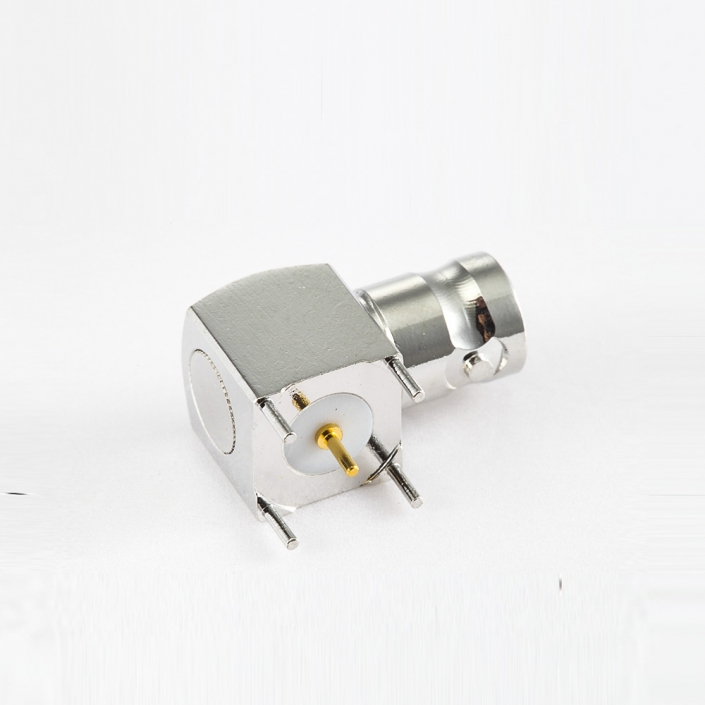 插座BNC连接器75Ω弯式PCB安装插孔 插座BNC连接器75Ω弯式PCB安装插孔