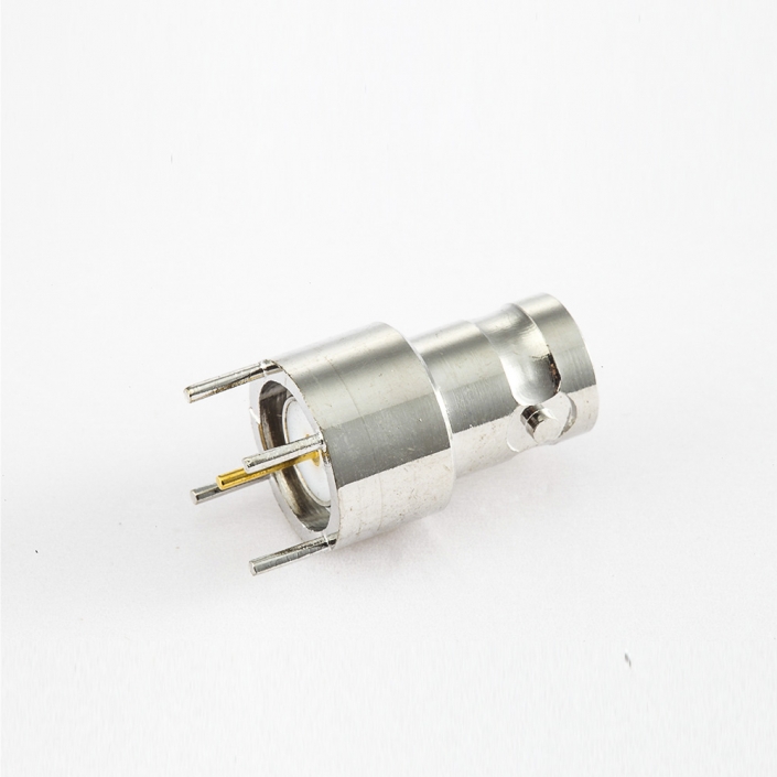 50ΩBNC连接器母头PCB安装插孔180度 50ΩBNC连接器母头PCB安装插孔180度