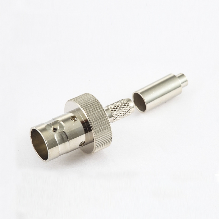 BNC 75欧姆母头直式压接RG179/1.5C-2V电缆 BNC 75欧姆母头直式压接RG179/1.5C-2V电缆
