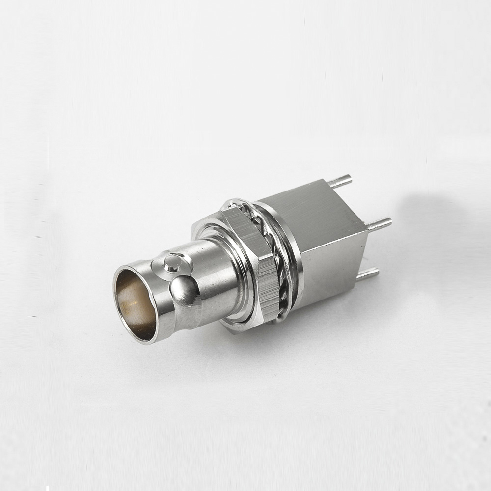 bnc50欧姆母头直式焊接pcb板座子