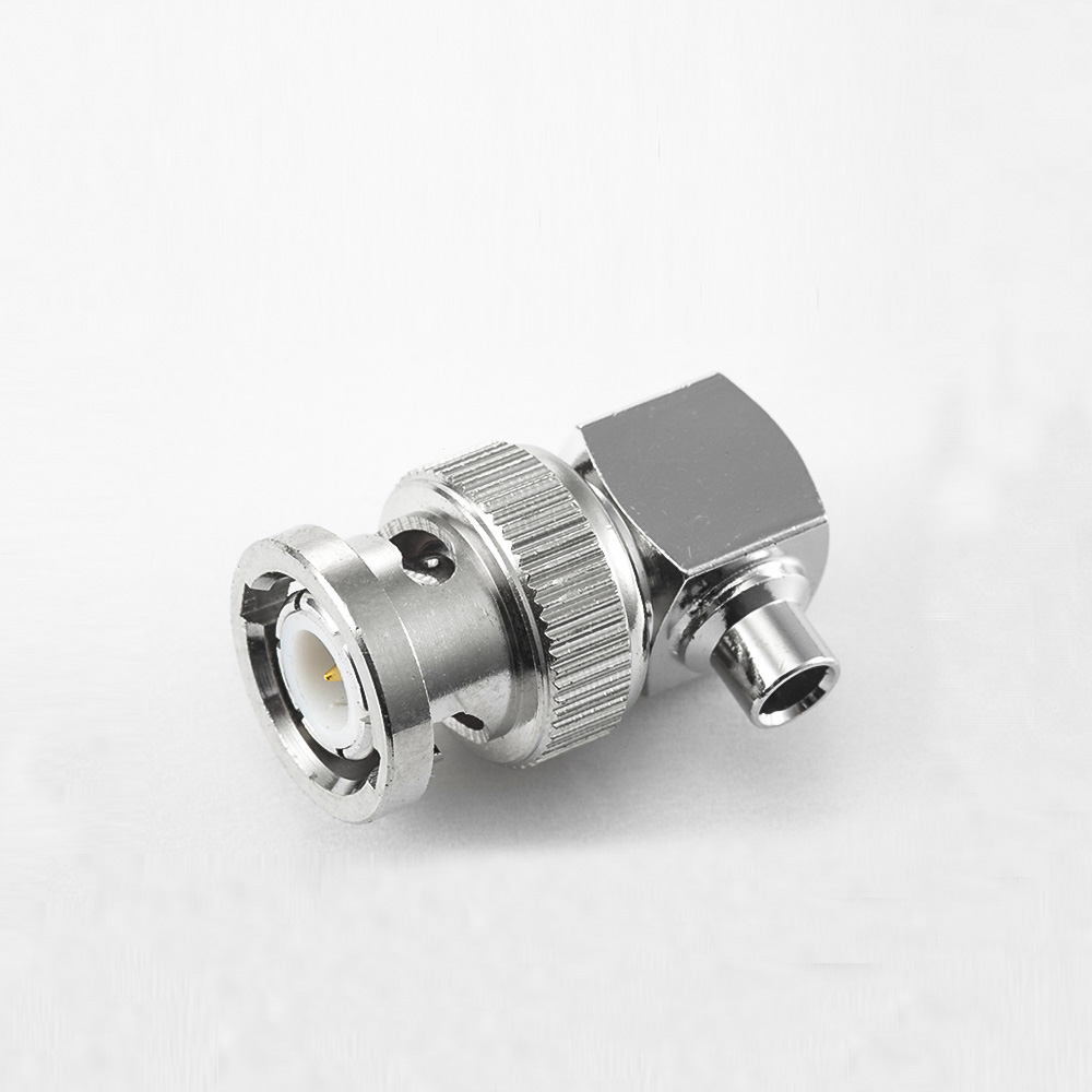 bnc弯式公头焊接半柔半刚3电缆