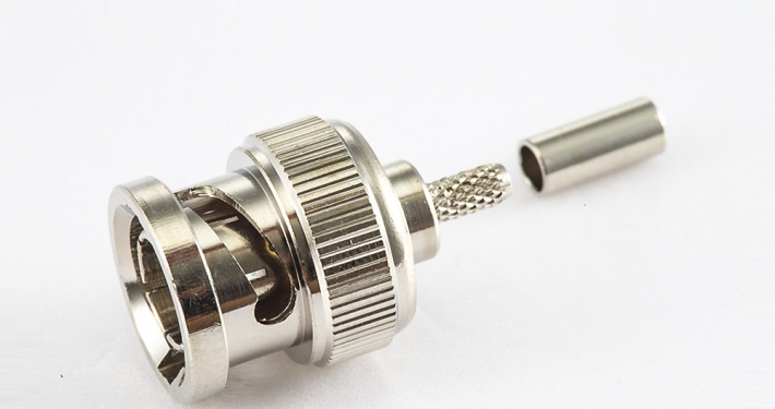 BNC 75欧姆公头直式压接RG179/SYV75-1.5电缆