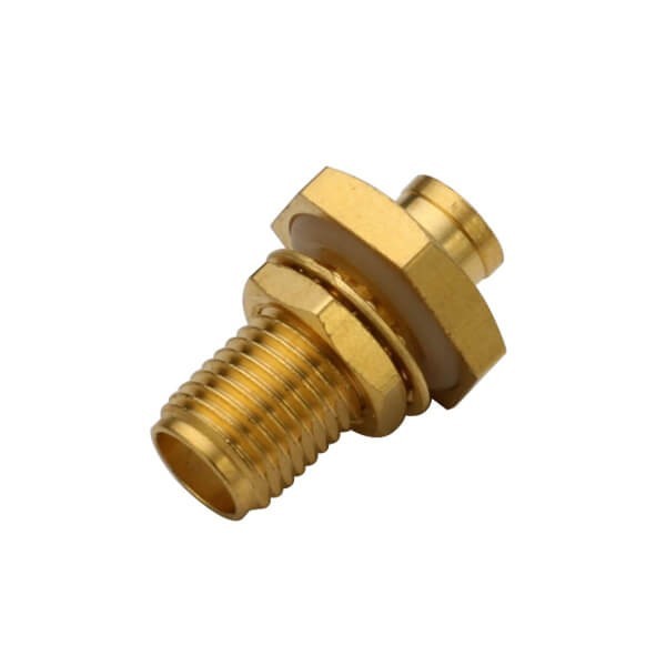 sma防水连接器直式穿墙母头线缆UT085
