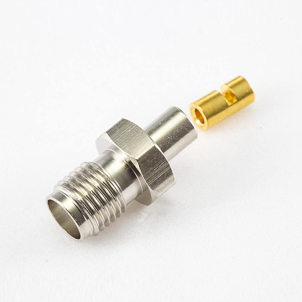 SMA RG178 / 1.37mm / 1.45mm连接器公头直式压接类型