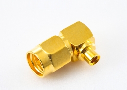 焊接类型连接器SMA接线半柔/半刚性-2公头弯式