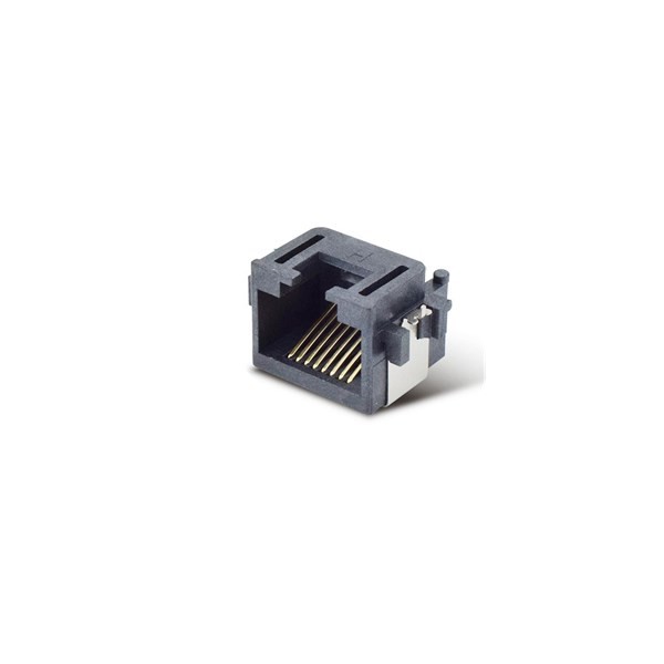 RJ45网络插座沉板A款腰带式非屏蔽不带灯X2