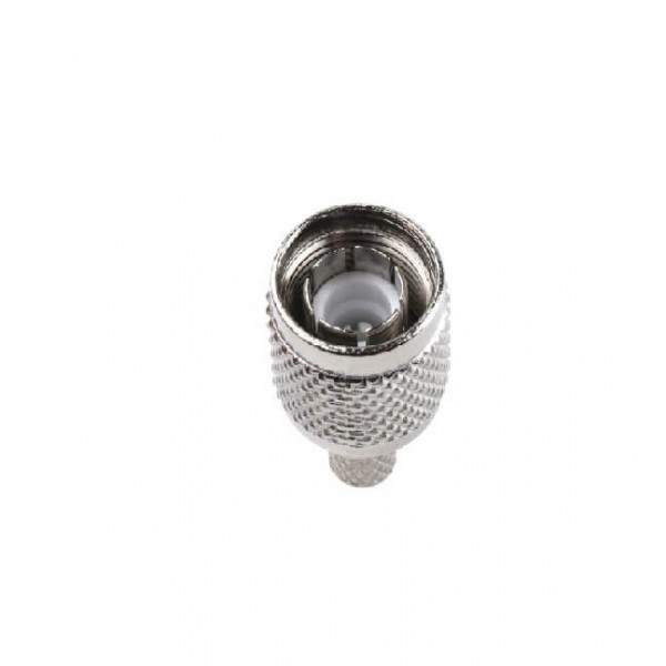 TNC连接器接RG140/U公头直通75Ω电缆安装座