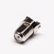 f型快速接头直式穿墙母头边缘卡板接PCB