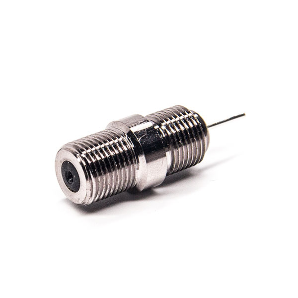同轴f型接头直式180度母头插PCB板螺纹连接 同轴f型接头直式180度母头插PCB板螺纹连接