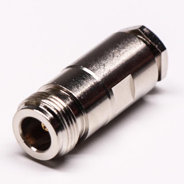 N型母头连接器直式180度螺母锁紧接线 N型母头连接器直式180度螺母锁紧接线