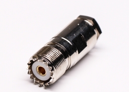 uhf同轴连接器UHF-K27直式螺母锁紧接线