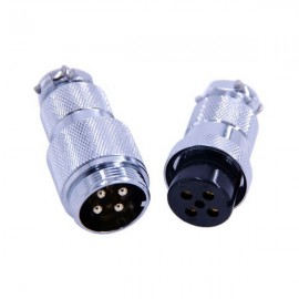 GX25连接器电动马达机械用直式GX25-4芯公母对接航空头2套