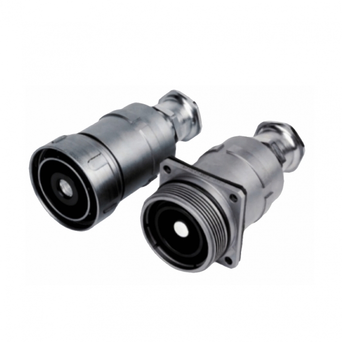 YGC电连接器公母对接500A卡口连接压接式IP671芯直式牵引连接器 YGC电连接器公母对接500A卡口连接压接式IP671芯直式牵引连接器
