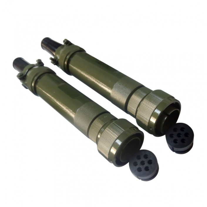 轨道交通电连接器JL7芯公插头卡扣连接180°焊接接线牵引连接器 轨道交通电连接器JL7芯公插头卡扣连接180°焊接接线牵引连接器