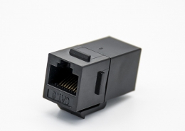 单口网络插座RJ45直通六类CAT5E非屏蔽网络信息电脑网线RJ45模块