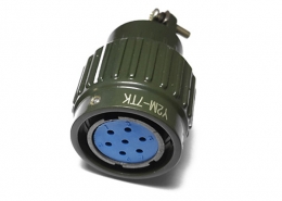 快速卡口深绿色Y2M-7TK工业工防航空插头Y2M 7芯