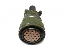 电子元器件MS3106A22-14S直头19芯配套连接器航空插头