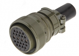 工防26芯航空插头MS3106A28-12S线束连接器