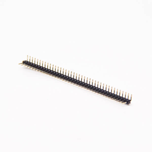 40pin排针弯式单排单塑间距2.0mm40pin插板式