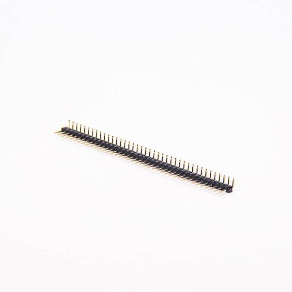 排针2.54mm间距公头连接器40pin弯式插板长11.5mm