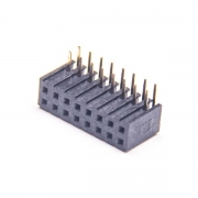 侧插排母连接器2.0mm间距弯式单塑插板2X8PIN2pcs