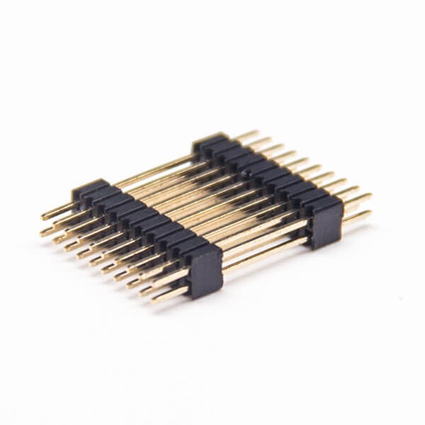 双排双塑排针20Pin直式180度间距1.27mm2pcs