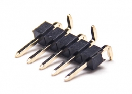 2.54间距排针180度5针贴片单排3pcs