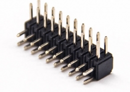 2.0双排针90度单塑20Pin穿孔塑高4.0mm5pcs