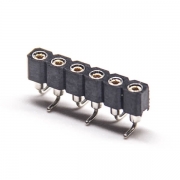 插座圆孔排母单排直式6孔贴片长7.43mm5pcs