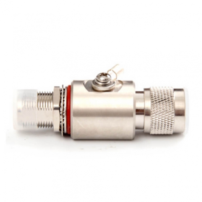 N型避雷器公转母N-JKY直式IP67RF射频避雷器DC-3GHz