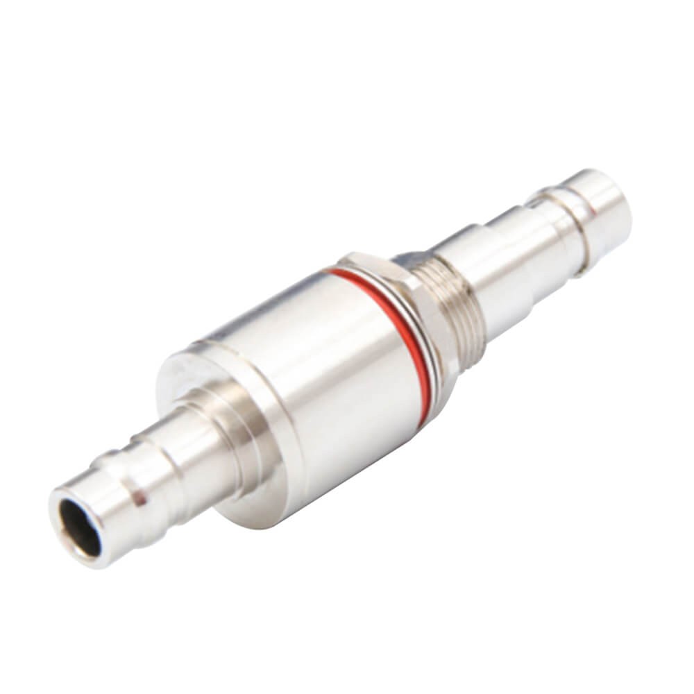 天馈同轴避雷器DC-6GHz直式IP67母转母QN射频避雷器