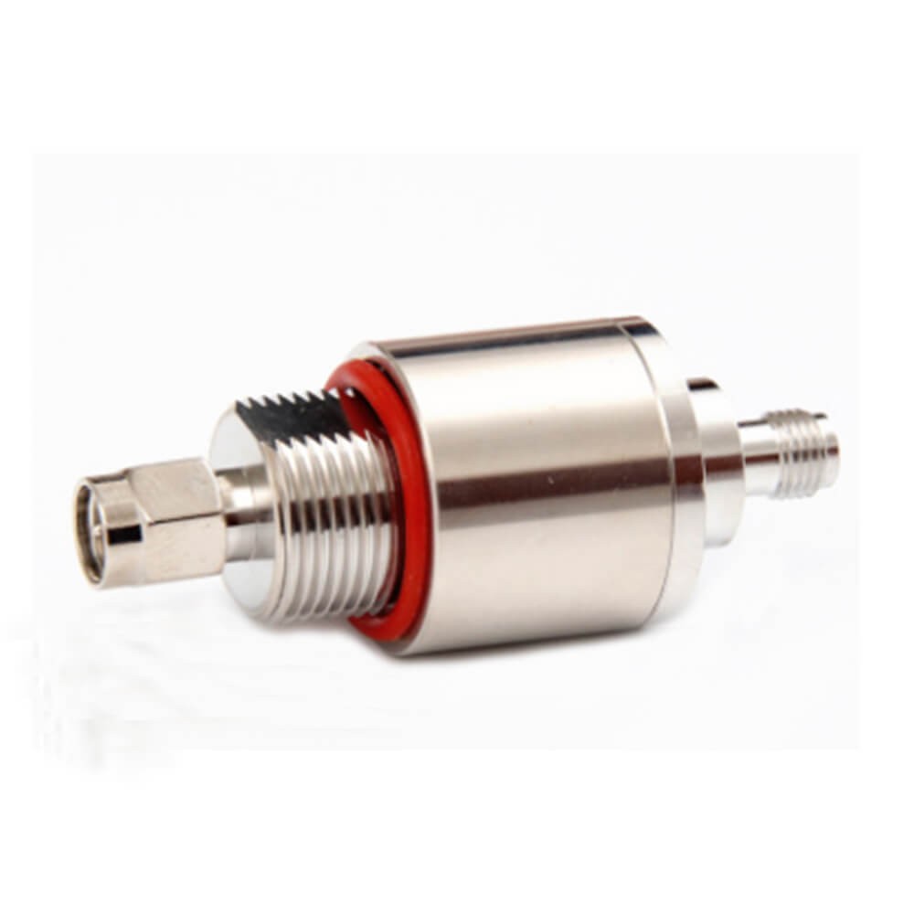 SMA避雷器公转母IP67RF射频同轴避雷器180°DC-6GHz