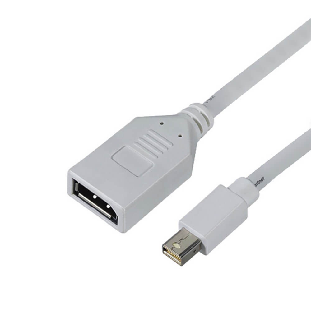 MiniDisplayport线直式公头转DP母头0.5米转接线