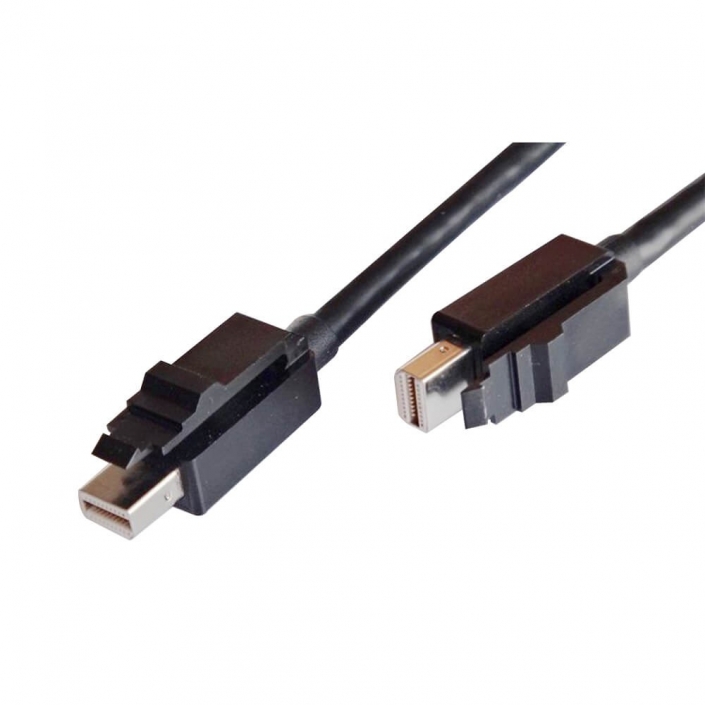HDMI转MiniDisplayPort主动式带卡钩直式母转公转换0.5米连接线 HDMI转MiniDisplayPort主动式带卡钩直式母转公转换0.5米连接线