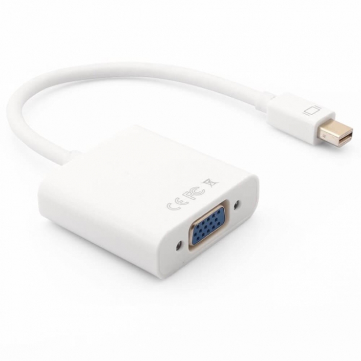 VGAMiniDisplayPort直式MDP公头转VGA母头连接线0.5米 VGAMiniDisplayPort直式MDP公头转VGA母头连接线0.5米