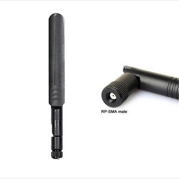 Wifi扁平黑色2.4G/5.8G天线接反极SMA公头 Wifi扁平黑色2.4G/5.8G天线接反极SMA公头