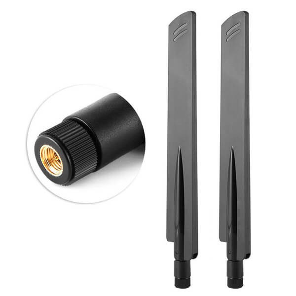 WiFi2.4GHz5.8GHz8dbiSMA公头天线WiFi路由器IP摄像头