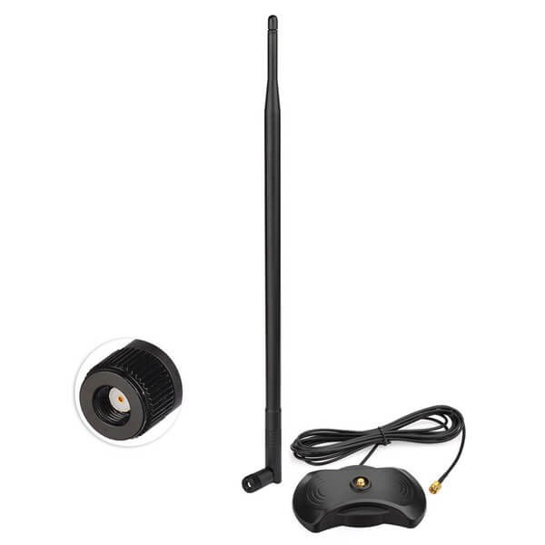 WiFi2.4GHz5.8GHz9dBi磁性底座反极SMAWiFi路由器天线 WiFi2.4GHz5.8GHz9dBi磁性底座反极SMAWiFi路由器天线